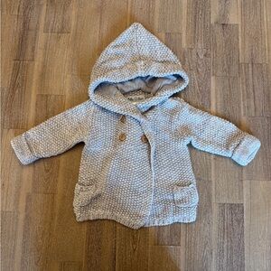 Beba Bean Baby Toddler Hooded Sweater 6-12 Months